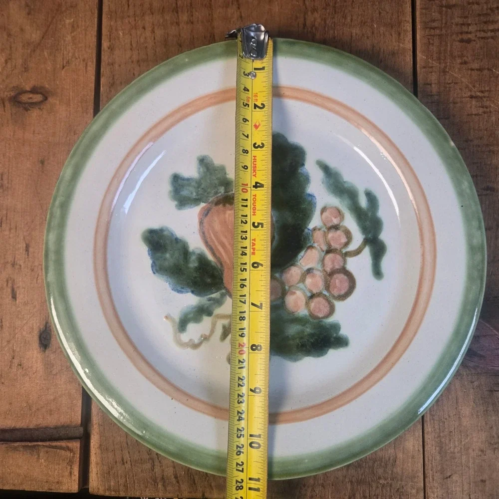 John B Taylor Ceramics Hand Painted Harvest Pear Grapes 11
